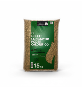 60 Bolsas de Pellet Madera 15 kg